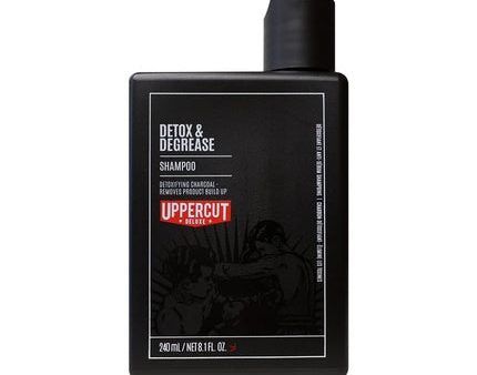 Uppercut Deluxe Detox and Degrease Shampoo with Charcoal 240ml Fashion