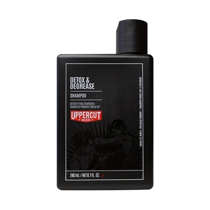 Uppercut Deluxe Detox and Degrease Shampoo with Charcoal 240ml Fashion