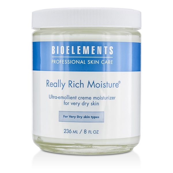 Bioelements Really Rich Moisture (Salon Size, For Very Dry Skin Types)  236ml 8oz on Sale