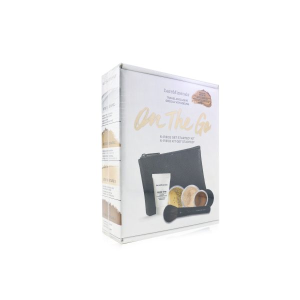 BareMinerals On The Go 6 Piece Get Started Kit (1x Primer, 1x Foundation 1x Mineral Veil, 1x All Over Face Color) - # Medium Beige 12  5pcs+1clutch on Sale