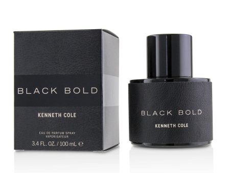 Kenneth Cole Black Bold Eau De Parfum Spray  100ml 3.4oz For Sale