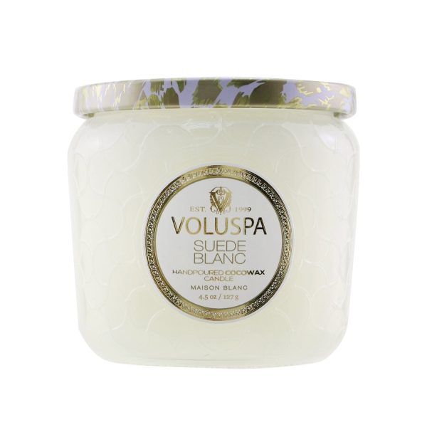 Voluspa Petite Jar Candle - Suede Blanc  127g 4.5oz Online