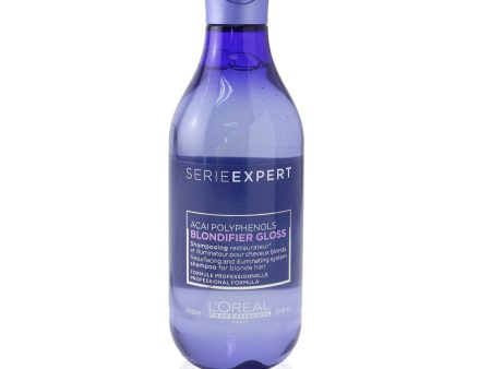 L Oreal Professionnel Serie Expert - Blondifier Gloss Acai Polyphenols Resurfacing and Illuminating System Shampoo (For Blonde Hair)  300ml 10.1oz For Discount