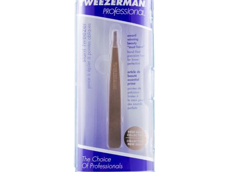 Tweezerman Professional Slant Tweezer - Rose Gold Cheap