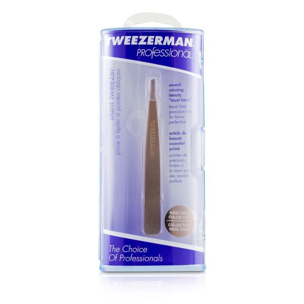 Tweezerman Professional Slant Tweezer - Rose Gold Cheap