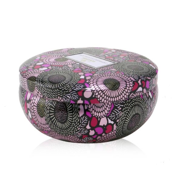 Voluspa 3 Wick Decorative Tin Candle - Japanese Plum Bloom  340g 12oz Online Sale