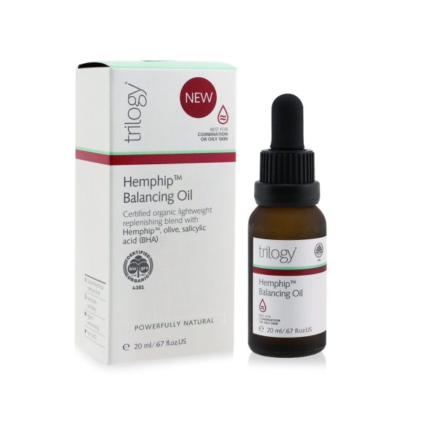 Trilogy Certified Organic Hemphip Balancing Oil (For Combination  Oily Skin)  20ml 0.67oz Online Hot Sale