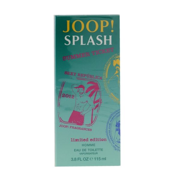 Joop Splash Summer Ticket Eau De Toilette Spray (Limited Edition)  115ml 3.8oz Online Hot Sale