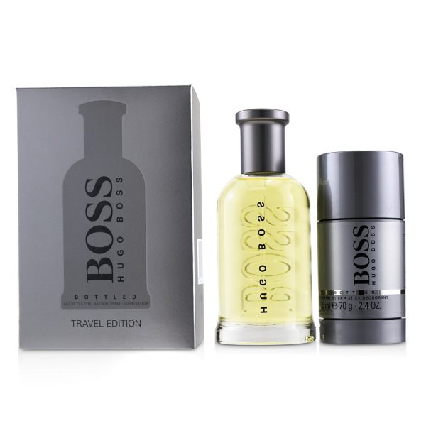 Hugo Boss Boss Bottled Coffret: Eau De Toilette Spray 100ml 3.3oz + Deodorant Stick 70g 2.4oz  2pcs on Sale