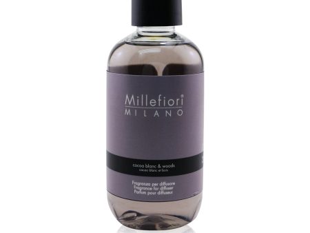 Millefiori Natural Fragrance Diffuser Refill - Cocoa Blanc & Woods  250ml 8.45oz Online now