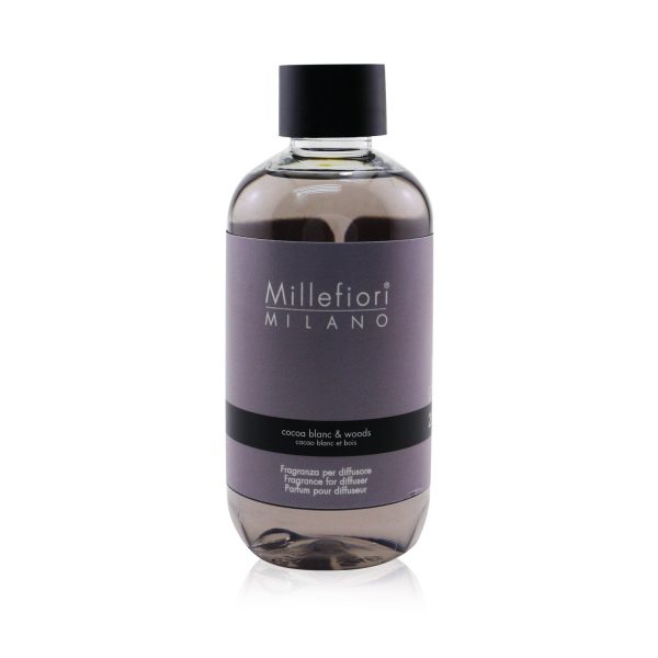 Millefiori Natural Fragrance Diffuser Refill - Cocoa Blanc & Woods  250ml 8.45oz Online now