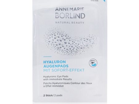 Annemarie Borlind Hyaluronic Eye Pads with Immediate Results  6x2pads Supply