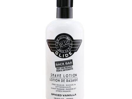 18.21 Man Made Shaving Glide - # Spiced Tobacco (For Any Skin + Any Razor) (Salon Size)  500ml 16.9oz For Discount