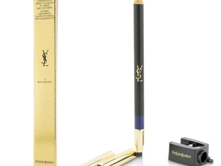 Yves Saint Laurent Dessin Du Regard Lasting High Impact Color Eye Pencil - # 4 Bleu Insolent  1.19g 0.04oz Discount