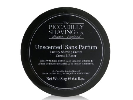 The Piccadilly Shaving Co. Unscented Luxury Shaving Cream  180g 6oz Cheap