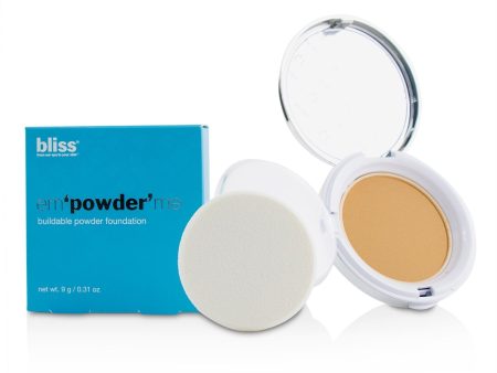 Bliss Em powder  Me Buildable Powder Foundation - # Tan  9g 0.31oz Online now