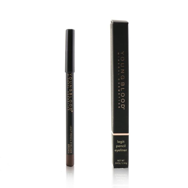 Youngblood Legit Pencil Eyeliner - # Brown  1.14g 0.04oz Online Sale