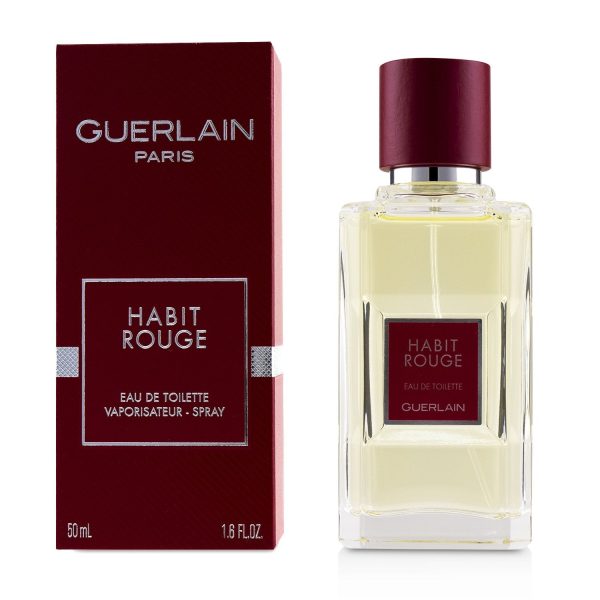 Guerlain Habit Rouge Eau De Toilette Spray  100ml 3.3oz Online Sale