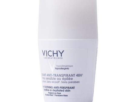 Vichy 48Hr Soothing Anti-Perspirant Roll-On (For Sensitive   Depilated Skin)  50ml 1.69oz Hot on Sale