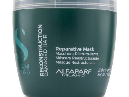 AlfaParf Semi Di Lino Reconstruction Reparative Mask (Damaged Hair)  500ml 17.2oz Hot on Sale