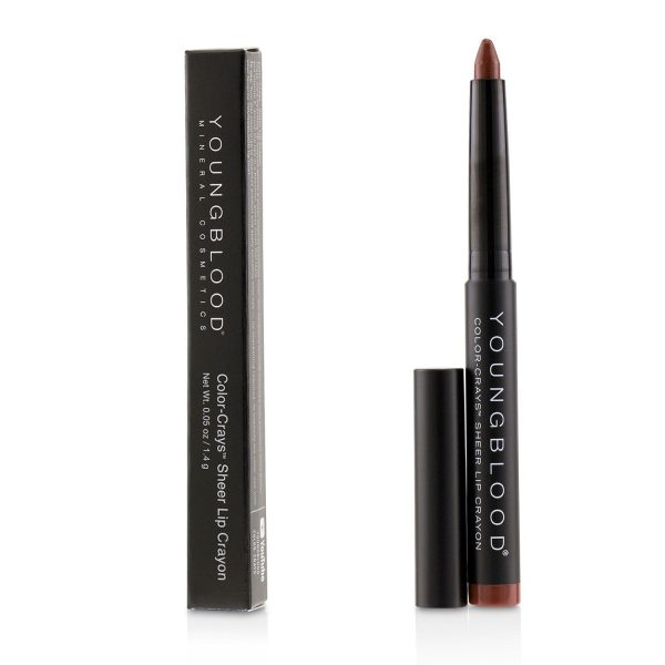 Youngblood Color Crays Sheer Lip Crayon - # Redwood  1.4g 0.05oz Online Sale