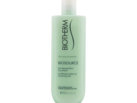 Biotherm Biosource Purifying & Make-Up Removing Milk - For Normal Combination Skin  400ml 13.52oz Discount