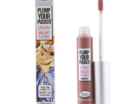 TheBalm Plum Your Pucker Lip Gloss - # Dramatize  7ml 0.237oz For Sale