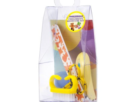 Tweezerman Children s Care Kit: Baby Nail Clipper+ Baby Nail File+ Nail Brush+ Baby Nail Scissors  4pcs For Cheap