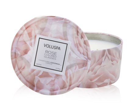 Voluspa 2 Wick Tin Candle - Rose Colored Glasses  170g 6oz Online