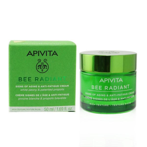 Apivita Bee Radiant Signs Of Aging & Anti-Fatigue Cream - Rich Texture  50ml 1.69oz on Sale