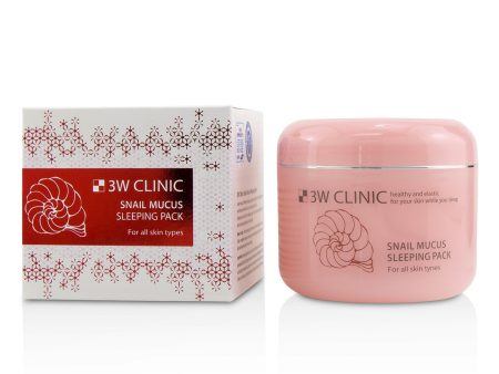 3W Clinic Snail Mucus Sleeping Pack  100ml 3.3oz Cheap