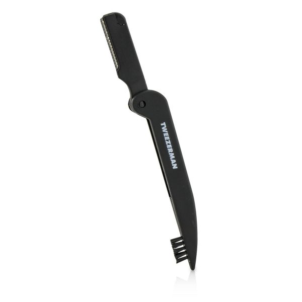 Tweezerman Precision Folding Razor - Black (Studio Collection) For Sale