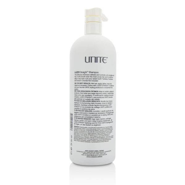 Unite Lazer Straight Shampoo (Smooth Sleek)  1000ml 33.8oz Supply