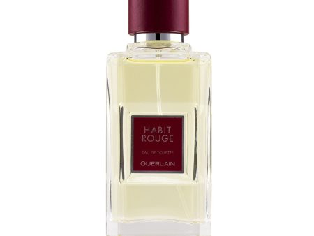 Guerlain Habit Rouge Eau De Toilette Spray  50ml 1.6oz Online Sale