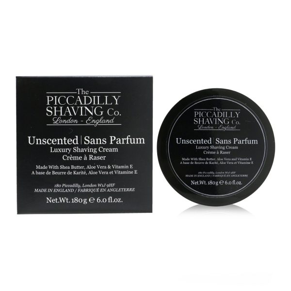 The Piccadilly Shaving Co. Unscented Luxury Shaving Cream  180g 6oz Cheap