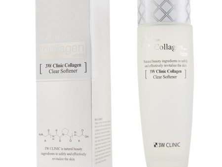 3W Clinic Collagen White Clear Softener  150ml 5oz on Sale