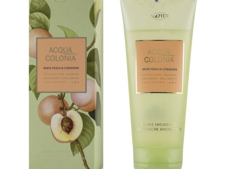 4711 Acqua Colonia White Peach & Coriander Aroma Shower Gel  200ml 6.8oz Online