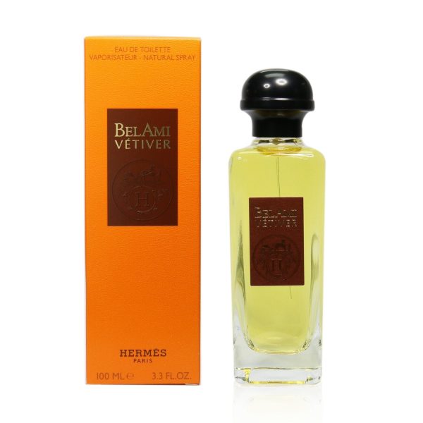 Hermes Bel Ami Vetiver Eau De Toilette Spray  100ml 3.3oz Fashion