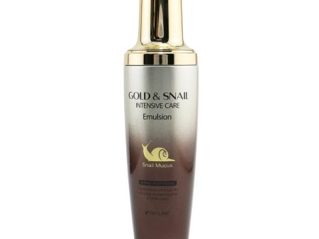 3W Clinic Gold & Snail Intensive Care Emulsion (Intense Moisturizing)  130ml 4.4oz For Discount