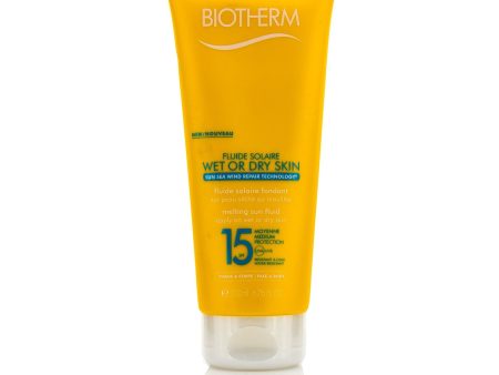 Biotherm Fluide Solaire Wet Or Dry Skin Melting Sun Fluid SPF 15 For Face & Body - Water Resistant  200ml 6.76oz For Discount