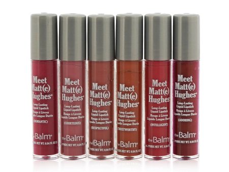 TheBalm Meet Matt(e) Hughes 6 Mini Long Lasting Liquid Lipsticks Kit - Vol. 12  6x1.2ml 0.04oz Hot on Sale