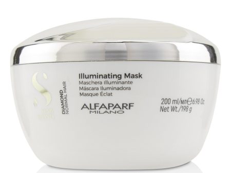 AlfaParf Semi Di Lino Diamond Illuminating Mask (Normal Hair)  200ml 6.98oz For Discount