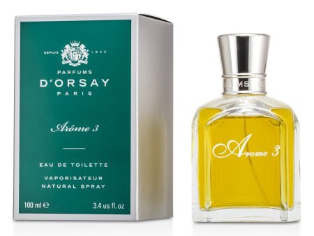 Parfums D Orsay Arome 3 Eau De Toilette Spray  100ml 3.4oz Supply