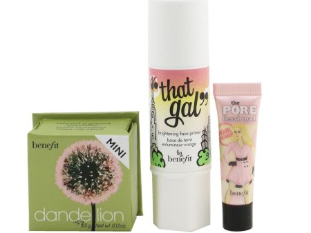 Benefit Pinks Charming Set (1x That Gal Primer, 1x Mini The Porefessional Pearl Primer, 1x Mini Face Powder)  3pcs Online Sale