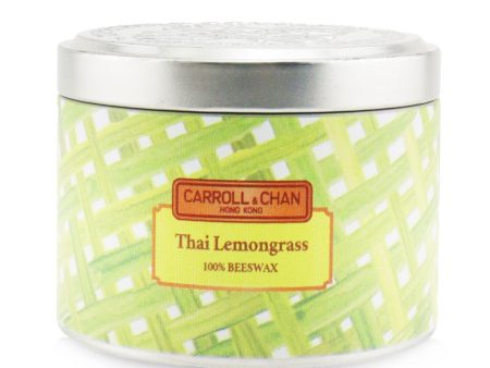 The Candle Company (Carroll & Chan) 100% Beeswax Tin Candle - Thai Lemongrass  (8x6) cm Sale