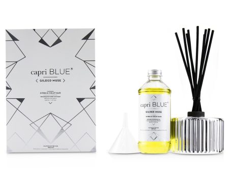 Capri Blue Gilded Muse Reed Diffuser - Citrus & Violet Haze  230ml 7.75oz Online