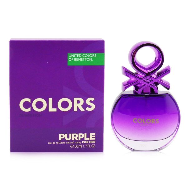 Benetton Colors Purple Eau De Toilette Spray  50ml 1.7oz Supply