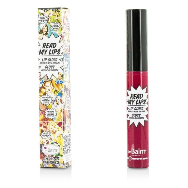 TheBalm Read My Lips (Lip Gloss Infused With Ginseng) - #Hubba Hubba!  6.5ml 0.219oz Cheap