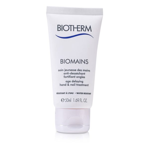 Biotherm Biomains Age Delaying Hand & Nail Treatment - Water Resistant  100ml 3.38oz Online now