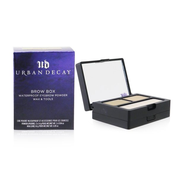 Urban Decay Brow Box: Eyebrow Powder + Wax + Tools - Blondie on Sale